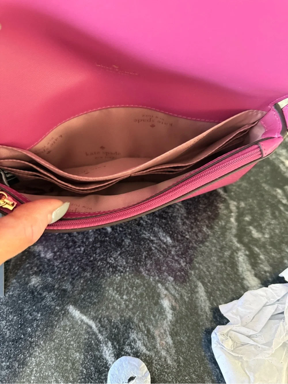 KATE SPADE Juliette Pebbled Leather Pebbled Leather Crossbody, NWTs